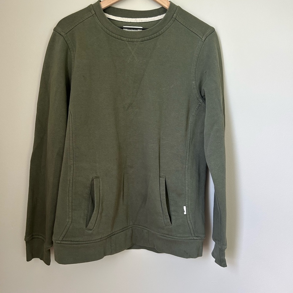 Land mark project green sweatshirt